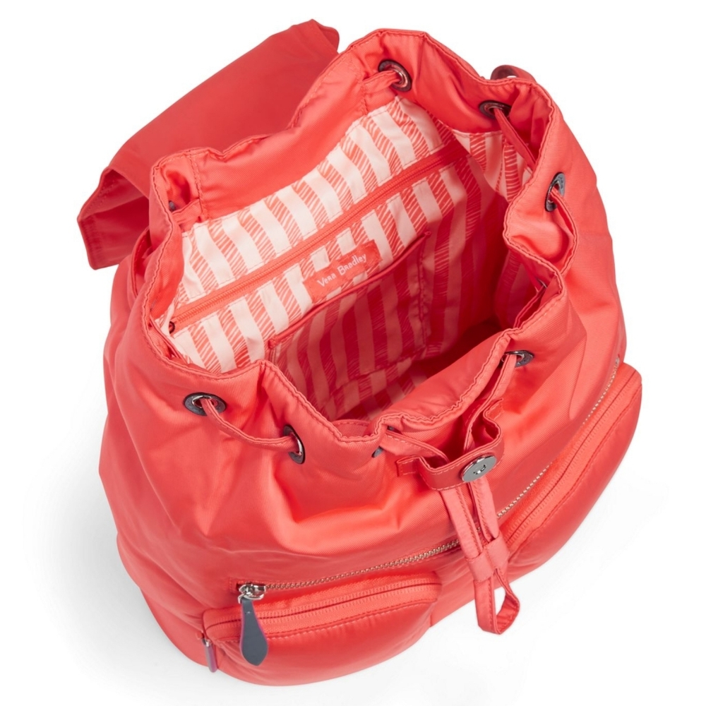 VERA BRADLEY CORAL MIDTOWN CARGO BACKPACK NEW - Picture 3 of 8